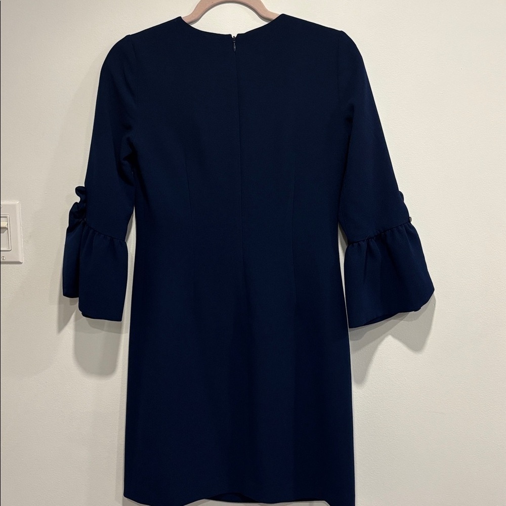 Club Monaco Navy Ruffle Dress - Picture 7 of 8